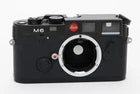 Leica M6 0.72 Black Chrome 35mm Film Rangefinder Camera Body With Box and Strap