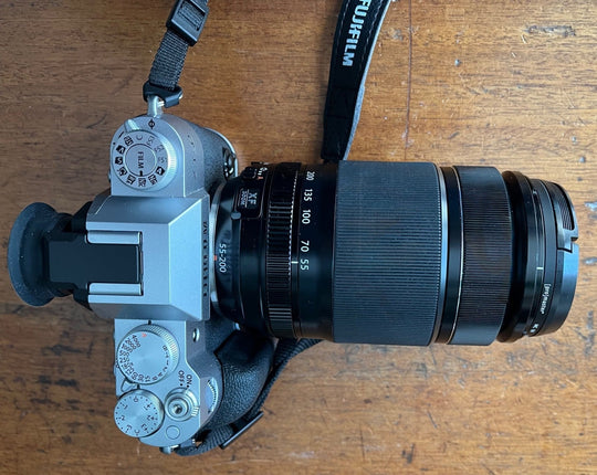 Fujifilm X-T50  Mirrorless Digital Camera - Silver - with two lenses
