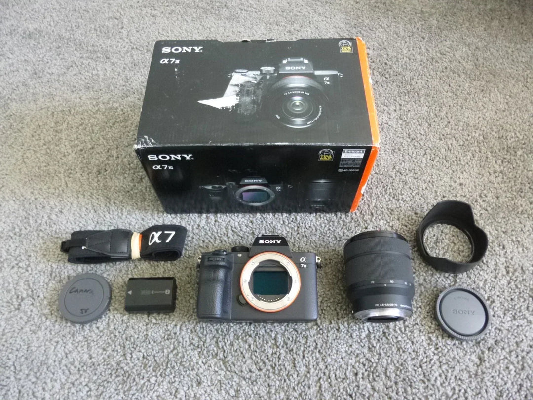 *Sony A7 III 24.2MP Mirrorless Camera (w/ 28-70 Lens) | $1,899.99 MSRP | 26K SC*