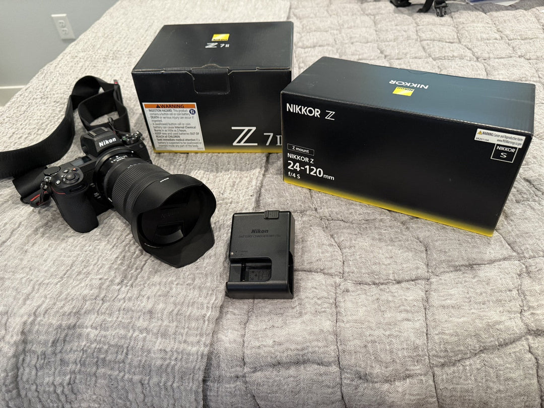 Nikon Z7ii body with Nikkor 24-120/4 S Lens