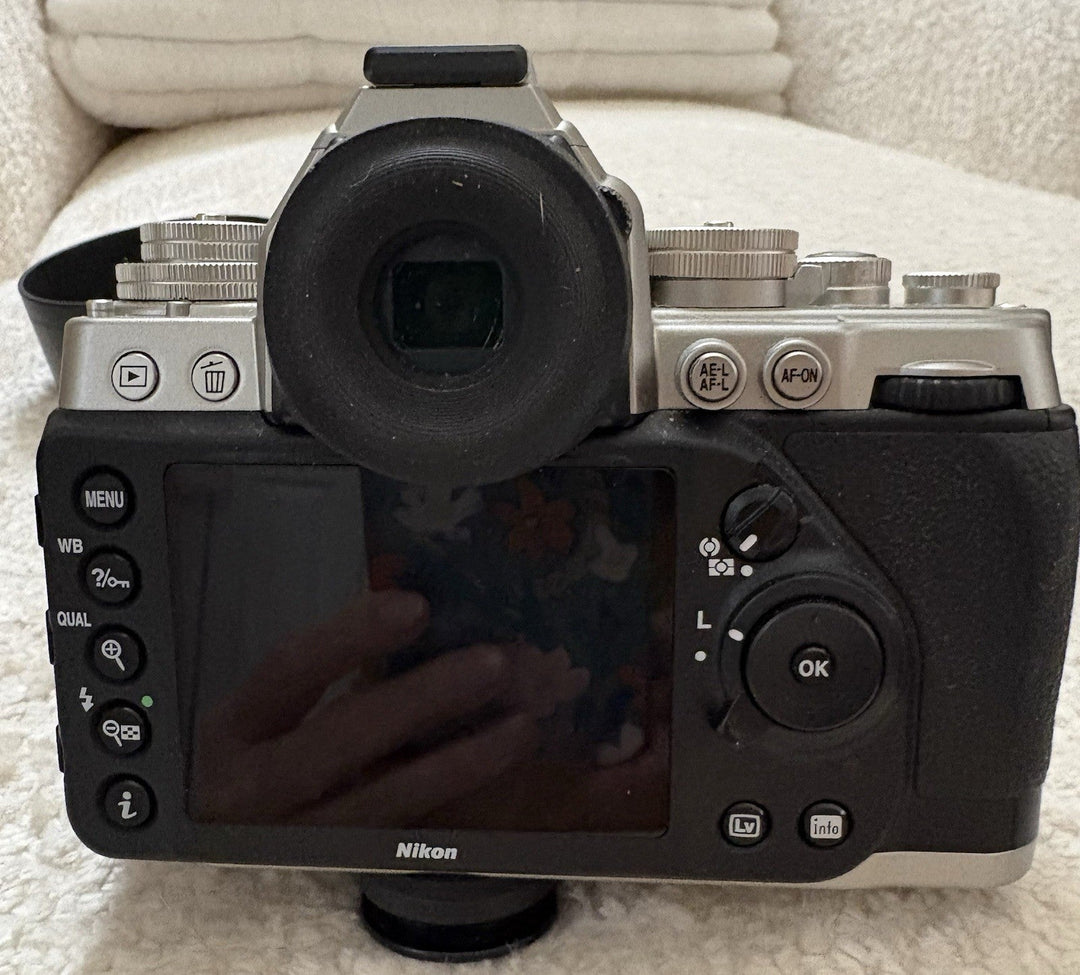 Nikon DF 16.0 MP Digital Camera - Silver, with Four Lenses