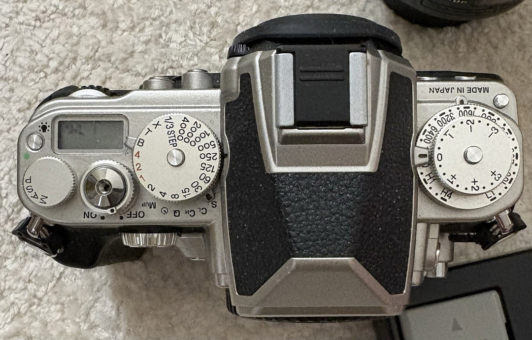Nikon DF 16.0 MP Digital Camera - Silver, with Four Lenses