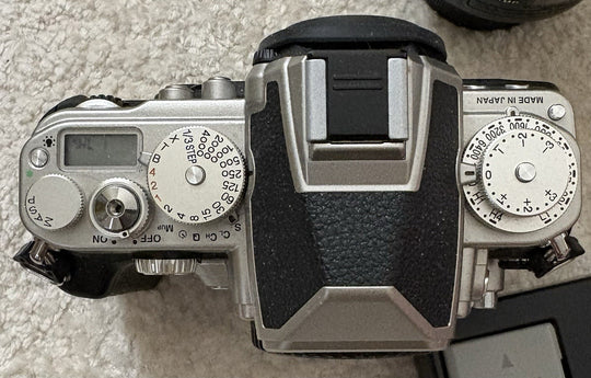 Nikon DF 16.0 MP Digital Camera - Silver, with Four Lenses